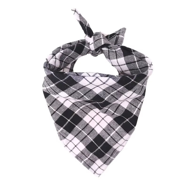 Classic Dog Bandana – Stylish Cotton Bibs for Medium & Large Dogs